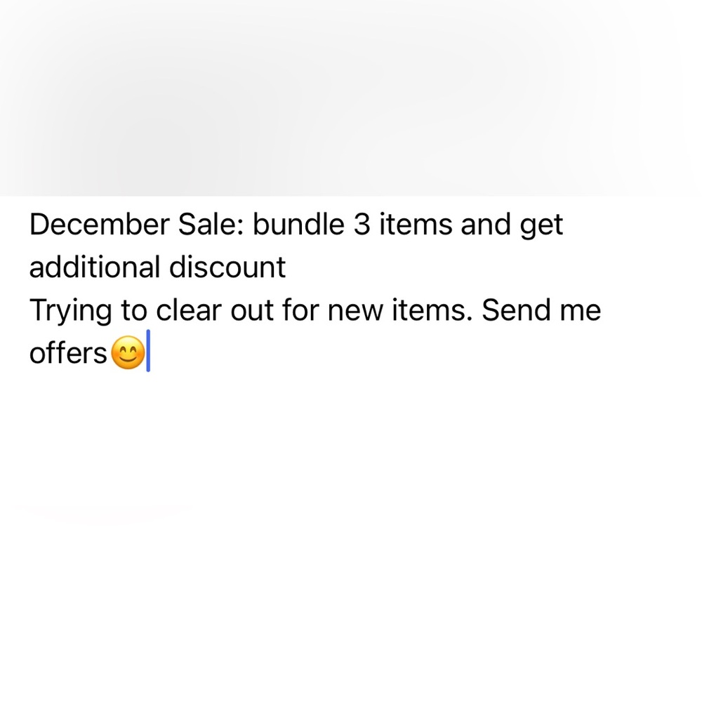 December sale